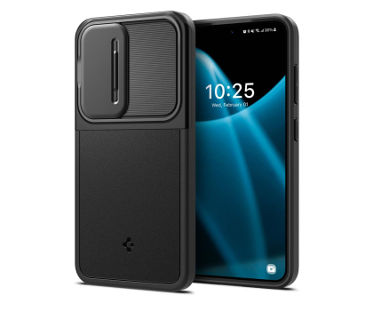Etui / obudowa na smartfona Spigen Optik Armor do Samsung Galaxy S24 Black